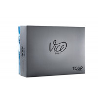 Pelotas de golf Vice Tour, color blanco