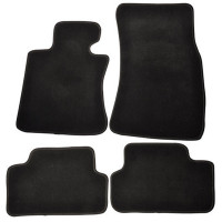 Alfombrillas compatibles con BMW E63 E64 M6 Serie 6, 2007-2010, ajuste de fábrica, alfombras de nailon delanteras y traseras para el piso del automóvil, revestimiento de alfombra por IKON MOTORSPORTS, 2008 2009