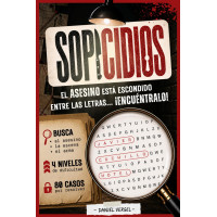 SOPICIDIOS: El asesino está entre las letras y tú eres el único detective capaz de localizar - 80 sopas de letras de crímenes para resolver - ... y true crime para adultos. (Edición en español)