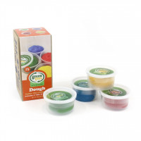Green Toys Masa, paquete surtido de 4, juego de juguetes para niños con actividades creativas y manualidades multicolor