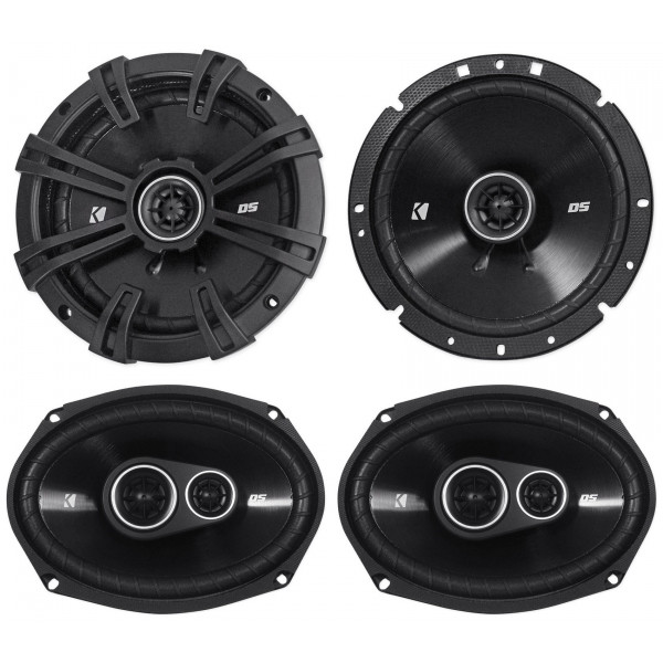KICKER 2 43DSC6704 DSC670 Altavoces para coche de 6,75+2 Altavoces 43DSC69304 DSC6930 6x9