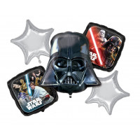 Amscan 3553301 Juego de globos de aluminio de Star Wars