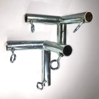2 piezas de montaje de jaula de bateo de esquina plana de 3/4 y 3 vías (F3A)-se adapta a tubos EMT de 3/4 que tienen un diámetro exterior de 15/16