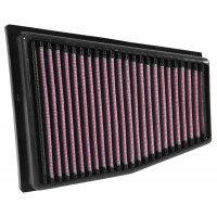 Filtro de aire del motor K&N: aumenta la potencia y la aceleración, lavable, premium, filtro de aire de repuesto para automóvil: compatible con AUDI (A4, A5, RS4, RS5) 2010-2015, 33-3031