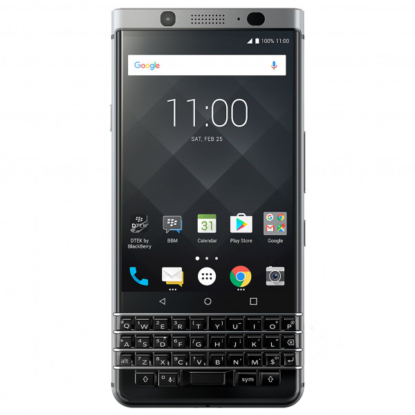 BlackBerry KEYone 32GB BBB100-2 - Smartphone LTE desbloqueado de fábrica de 4,5 (plateado) - Versión internacional