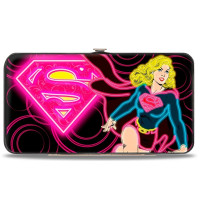 Cartera con bisagra y hebilla - Supergirl