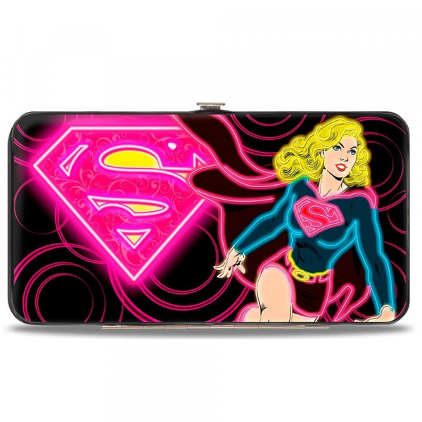 Cartera con bisagra y hebilla - Supergirl
