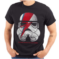 Brisco Brands Ground Control Dark Lord Galaxy Flash Graphic T Shirt hombres o mujeres