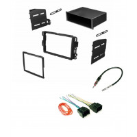 ASC Audio Kit de tablero estéreo para automóvil, arnés de cables y adaptador de antena para agregar una radio para algunos GM LAN29 Buick Chevrolet GMC Pontiac Saturn- Tahoe, Silverado, Suburban, etc. - Vehículos compatibles enumerados a continuación