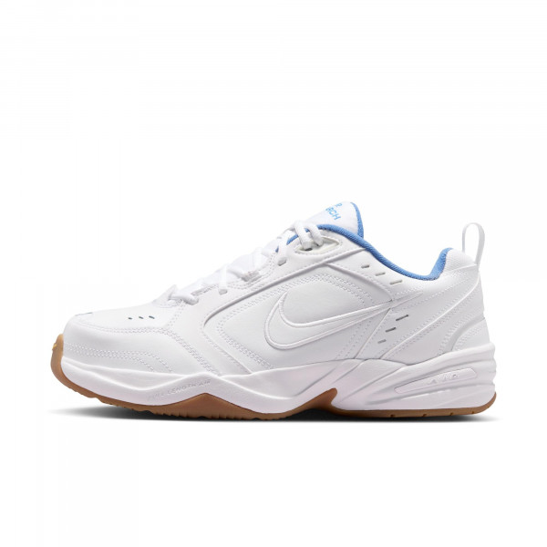 Nike Air Monarch IV, Zapatillas de Entrenamiento para Hombre, Blanco/Blanco-Indigo Storm-Gum Marrón Claro, 10