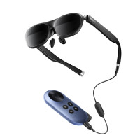Rokid AR Joy Pack 2 Gafas AR, Gafas Inteligentes Max 2 con Estación, Pantalla Micro-OLED de 160, Google Play, Transmisión de Medios, Soporte HDCP y Juegos en la Nube, Consola, Android, Compatible con Windows