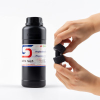 Siraya Tech Impresora 3D Tenacious Flex Resina de curado UV de 405 nm más flexible con rebote más rápido Alta resistencia al impacto Resina estándar resistente de alta precisión para impresión 3D LCD DLP (500 g, negro flexible)