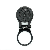 Borde K | Soporte para ordenador de bicicleta con vástago ajustable | Garmin | Negro