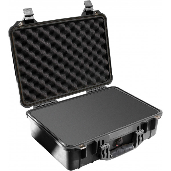 Estuche Pelican 1500 con espuma (negro)
