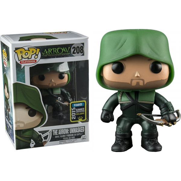 ¡Funko Pop! Televisión #208 Arrow The Arrow Unmasked (Exclusivo de SDCC 2015)