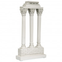Design Toscano Templo de Castor y Pólux Columna (Recta)