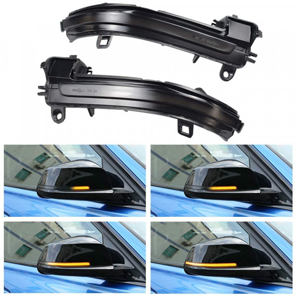 Indicador de luz de señal de giro secuencial de espejo lateral Led dinámico para BMW 1 2 3 4 Series F20 F30 F31 F21 F22 F23 F32 F33 F34 X1 E84 F36 F87 M2