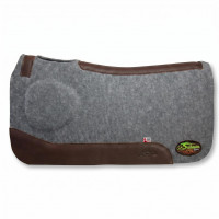 Almohadillas para sillín de corrección Southwestern Equine OrthoRide Western - Fabricado en Estados Unidos (31 x 30, cuero natural)