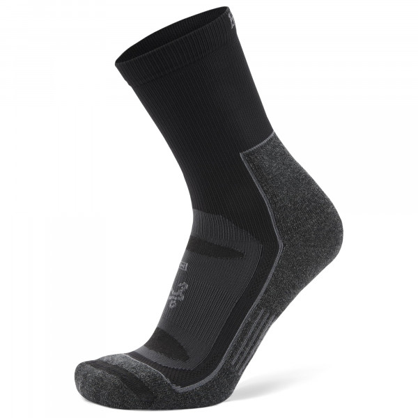 Balega Blister Resist Performance Quarter Calcetines deportivos para correr para hombres y mujeres (1 par), negro, mediano
