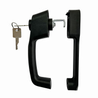 Recmod 7109662 Manija de pestillo de puerta con espaciador 7109663 para Bobcat Loader 753 763 773 863 864 873 883 963 A220 A300 S100 S130 S150 S160 S185 S220 S250 S300 S330 T110 T140 T180 T190 T200 T250 T300 T320
