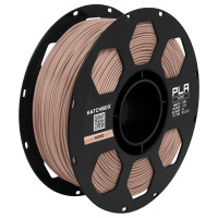 HATCHBOX Filamento para impresora 3D PLA de madera de 1,75 mm, carrete de 1 KG, precisión dimensional +/- 0,03 mm, filamento de madera para impresión 3D