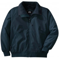 Joe's USA Chaquetas resistentes al agua con forro polar pesado para hombre-XS-Navy/Navy
