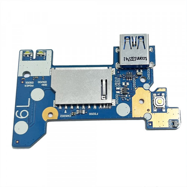 Zahara Placa lectora de tarjetas USB 6050A2983901 L23186-001 Reemplazo para HP 14-CK