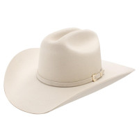 Stetson Sombrero de Vaquero de Fieltro de Lana 3X para Hombre Hueso 7 5/8