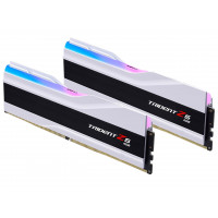 G.SKILL Trident Z5 RGB Series DDR5 RAM (Intel XMP 3.0 y AMD EXPO) 64GB (2x32GB) 6000MT/s CL36-36-36-96 1.35V Memoria para computadora de escritorio U-DIMM - Blanco mate (F5-6000J3636F32GX2-TZ5RW)