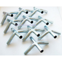 10 piezas de 4 vías de pico alto de 3/4 de borde/montaje superior de dosel (FA4) ~ tubo de 3/4 ~ F/S