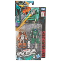 Transformers Toys Generations War for Cybertron: Earthrise Micromaster WFC-E4 Military Patrol Paquete de 2 - Niños a partir de 8 años, 1,5 pulgadas