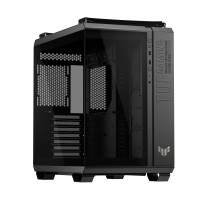 Caja para PC ASUS TUF Gaming GT502 Horizon ATX Mid-Tower, diseño panorámico ilimitado, doble cámara, paneles laterales sin herramientas, USB frontal de 10 Gbps tipo C, 2 años de garantía