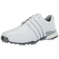 adidas Tour360 24, zapatos de golf para hombre, blanco/plateado metálico, 12