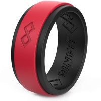 Alianza de boda de silicona Rinfit Air para hombre - Pack O, talla 10