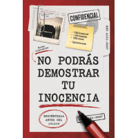 No podrás demostrar tu inocencia: Busca al asesino para demostrar tu inocencia. Pasatiempos de misterio para resolver crímenes, enigmas criminales y ... asesino antes del juicio. (Edición en español)