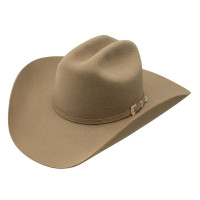 Stetson 3X Oak Ridge Sombrero de vaquero de lana, piedra, 7 3/8