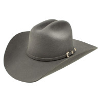 Stetson 3X Oak Ridge Sombrero de vaquero de lana, gris granito, 7 3/8