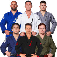Elite Sports BJJ GI para hombre IBJJF Kimono BJJ Jiujitsu GIS con tela preencogida y cinturón gratis (ver guía de tallas especial)