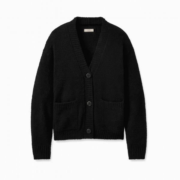 UGG Adalynne Cárdigan para Mujer, Negro, M