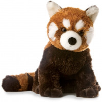 Animal de peluche Aurora® Adorable Flopsie™ Panda menor - Facilidad de juego - Compañeros atemporales - Marrón 12 pulgadas