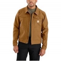 Carhartt Chaqueta Berwick Rugged Flex® Duck para hombre, Carhartt Brown, L