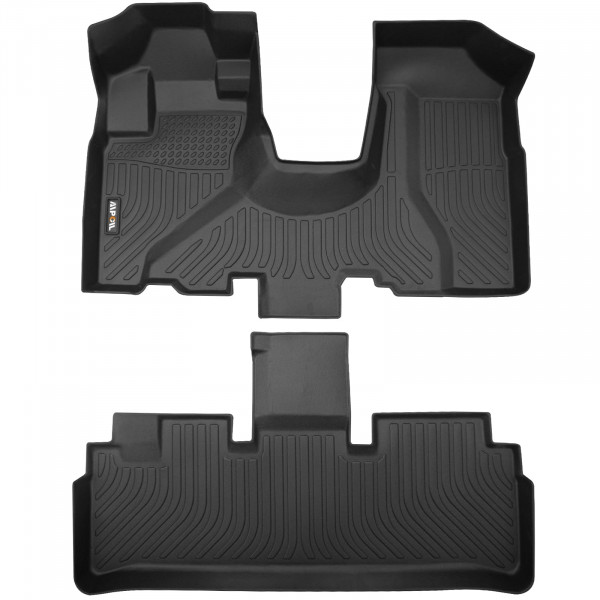 AIPOIL® Tapetes de TPE de ajuste personalizado para Honda CRV 2002-2006, revestimientos de automóvil con borde elevado, impermeables, resistentes a las manchas y para todo clima, duraderos