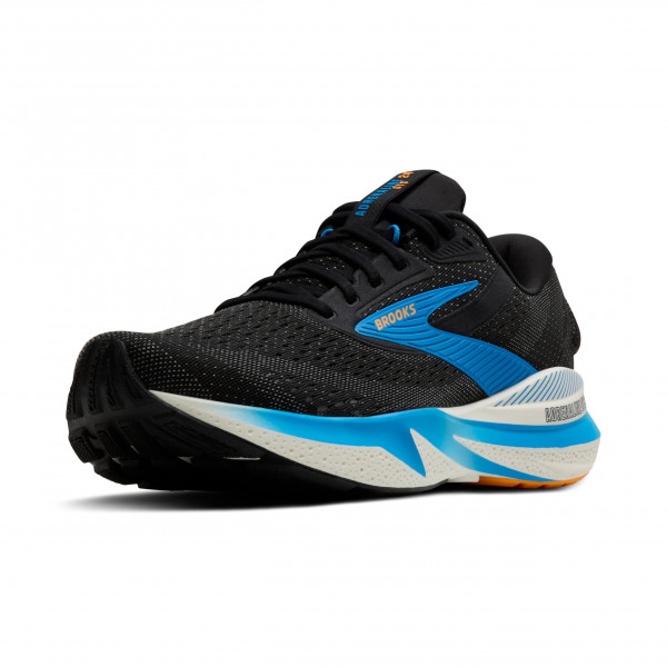 Brooks Adrenaline GTS 24, calzado para correr con soporte para hombre, negro/ébano/cloissonne, 12 mediano