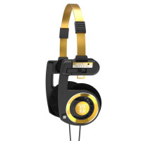 Koss Porta Pro Edición Limitada Estilo Retro Auriculares On-Ear, Negro Dorado