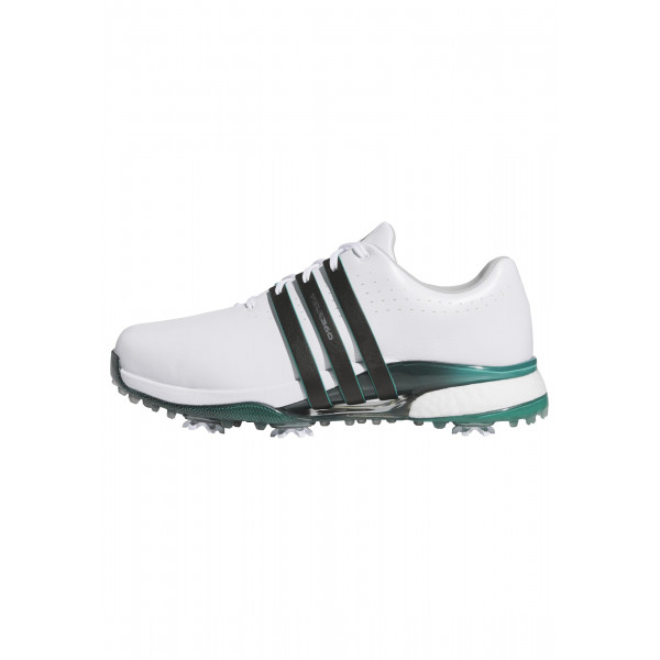 Adidas Tour360 24, zapatos de golf para hombre, calzado blanco/núcleo negro/aurora ivy, 11.5