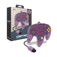 Controlador con cable Hyperkin Captain para Nintendo 64 / N64 - Púrpura amatista