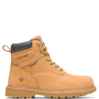 Bota impermeable Wolverine Floorhand de 6 pulgadas para hombre, trigo, 9,5 M US