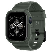 Spigen Rugged Armor Pro para Apple Watch Correa de 45 mm/44 mm con estuche