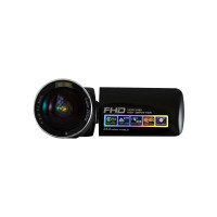HamiltonBuhl HDV17BK ActionPro FHD Cámara de vídeo digital de 24 MP, pantalla TFT-LCD de 2,7 pulgadas con rotación de 270 ángulos, zoom digital de 18x (negro)