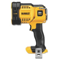 DEWALT Luz de trabajo LED de 20 V MAX, foco de mano con distancia de 508 yardas, cabezal pivotante, 1500 lúmenes, inalámbrico, batería no incluida (DCL043)